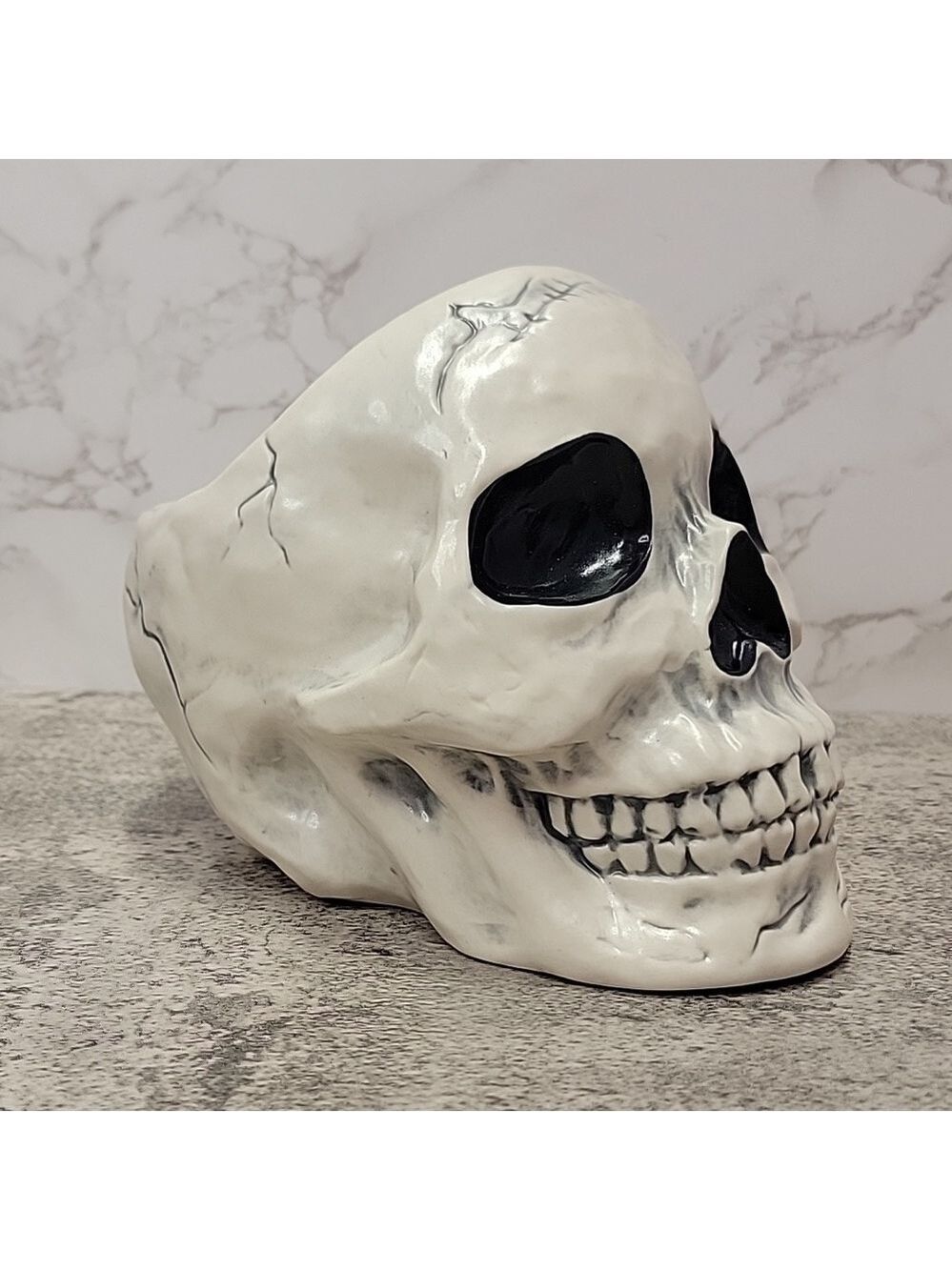 Ceramic Skull Candy Dish - Picture 4 of 12